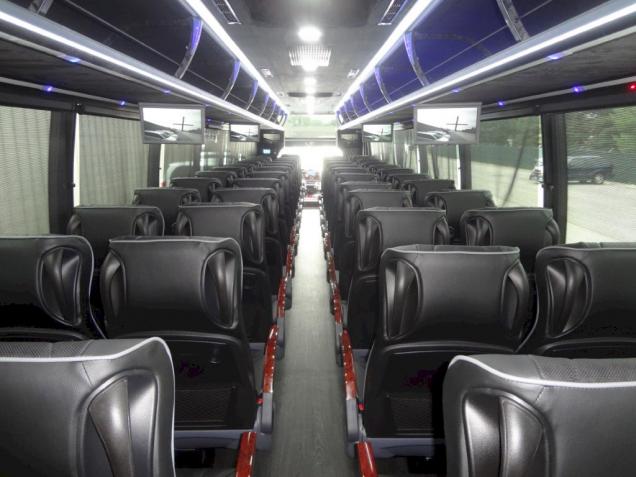 52 Passenger Coach Bus interior